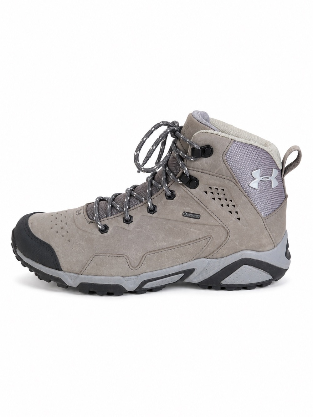 Under Armour Gore-Tex Hiking Boots Gray Waterproof Trail Shoes 6.5